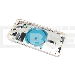 Задняя крышка (корпус) в сборе с рамкой для Apple iPhone 12 белый, фото2