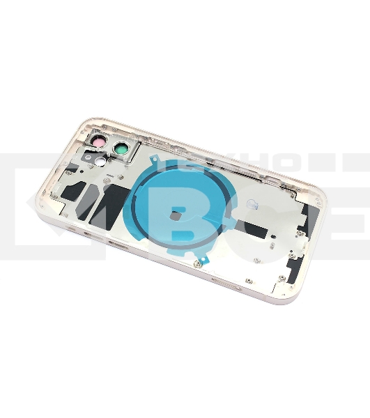 Задняя крышка (корпус) в сборе с рамкой для Apple iPhone 12 белый