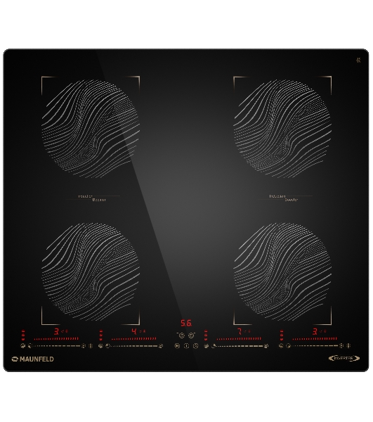 Индукционная варочная поверхность Maunfeld CVI594SB2BKF Inverter черный
