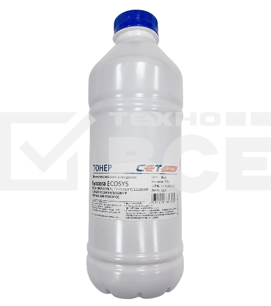 Тонер Cet PK3 CET111102-300 черный бутылка 300гр. для принтера Kyocera ecosys M2035DN/M2535DN/P2135DN, FS-1016MFP/1018MFP