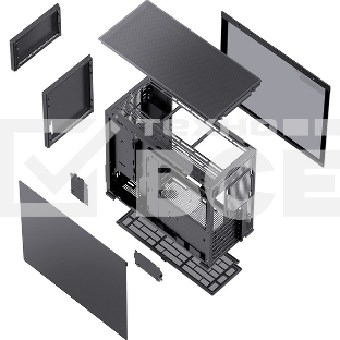 Компьютерный корпус JONSBO Computer Case D41 MESH version black