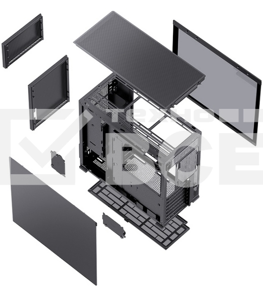 Компьютерный корпус JONSBO Computer Case D41 MESH version black