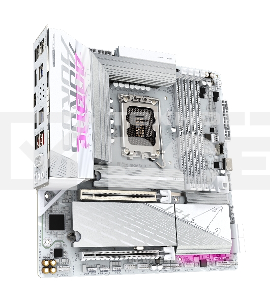 Материнская плата Gigabyte B860M AORUS ELITE WIFI6E ICE, LGA1851, Intel B860, 4xDDR5, 4xSATA, 3xM.2, 1xPCIe 5.0 x16, 1xPCIe 4.0 x4, 1xDP, 2xHDMI, 1x2.5Gb LAN, Wi-Fi 6E, Bluetooth 5.3, 2xUSB-A 10Gbps (Gen2), 4xUSB-A 5Gbps, 4xUSB-A 2.0, 1xUSB-C 20Gbps (USB4