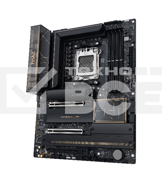 Материнская плата ASUS PROART X870E-CREATOR WIFI, AM5, AMD X870E, 4xDDR5, 4xSATA, 4xM.2, 2xPCIe 5.0 x16, 1xPCIe 4.0 x4, 2xUSB-C 40Gbps, 1xUSB-C 20Gbps, 7xUSB-A 10Gbps, 1xUSB-A 2.0, 1xDP (v1.4), 1xHDMI (v2.1), 1x10Gb LAN, 1x2.5Gb LAN, Wi-Fi 7, Bluetooth 5.