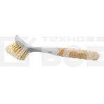 Щетка для посуды круглая d 60х230 мм, бамбуковая рукоятка, Home Palisad, фото9