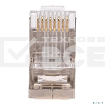 Разъем сквозной RJ-45(8P8C) Rexant под витую пару, FTP, CAT 6 (Упаковка 100 шт), фото 1