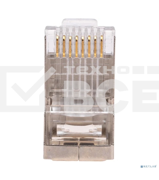 Разъем сквозной RJ-45(8P8C) Rexant под витую пару, FTP, CAT 6 (Упаковка 100 шт)