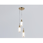 Светильник Ambrella light LH55272/3 BS/FR латунь/белый матовый E14 max 40W D230*1200, фото6
