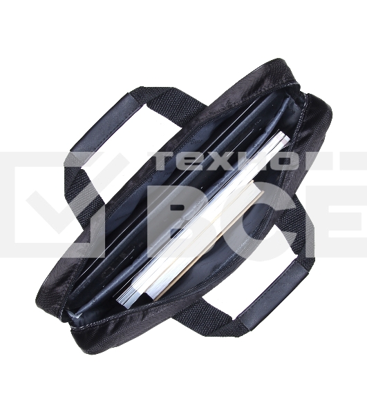 Сумка ExeGate EX264610RUS Office F1595 Black, черная, полиэстер, для ноутбуков до 15.6