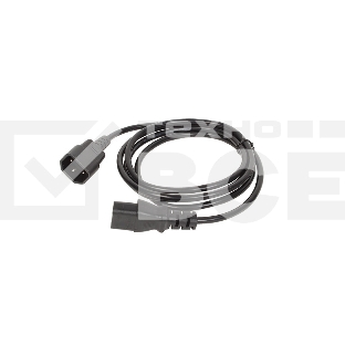 Кабель монитор - компьютер 220V (UPS -> устройство) VCOM <VDE> 3G*0.5mm (CE001-CU)1.8м