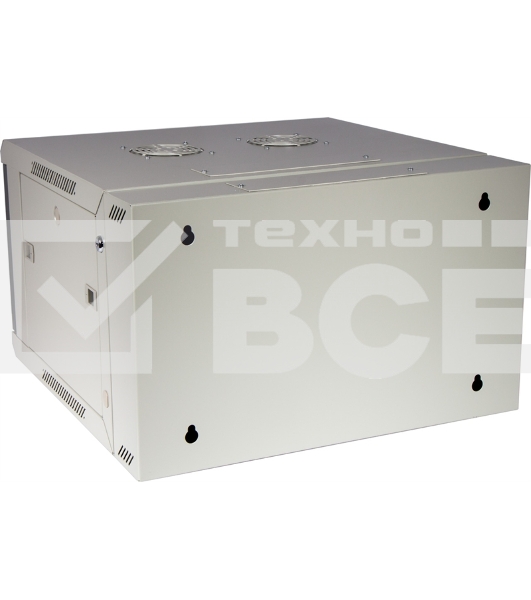 Шкаф настенный серии Pro, 3-секционный, 9U 600x600, стеклянная дверь