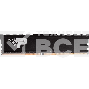 Оперативная память Patriot Signature Premium, DDR4, 4GB (1x4 GB), 2666 MHz, CL19, радиатор, чёрный