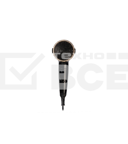 Фен Centek CT-2209 BLG черный/золотой перламутр 1600Вт, складная ручка, концентратор