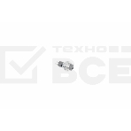 Выключатель-кнопка металл 220V 2А (2с) (ON)-OFF Ø10.2 черная Mini Rexant, фото 1