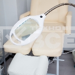 Лупа напольная Rexant, 3D, с подсветкой 42 LED, белая 31-0512, фото3