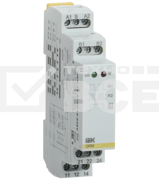 Реле импульсное ORM 2 конт. 12-240В AC/DC ИЭК ORM-02-ACDC12-240V