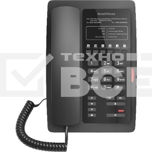 Телефон IP Fanvil H3W черный