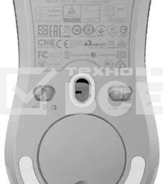 Мышь беспроводная/проводная Lenovo Legion M600 белый, 16000 dpi, радиоканал, Bluetooth, USB, кнопки - 9