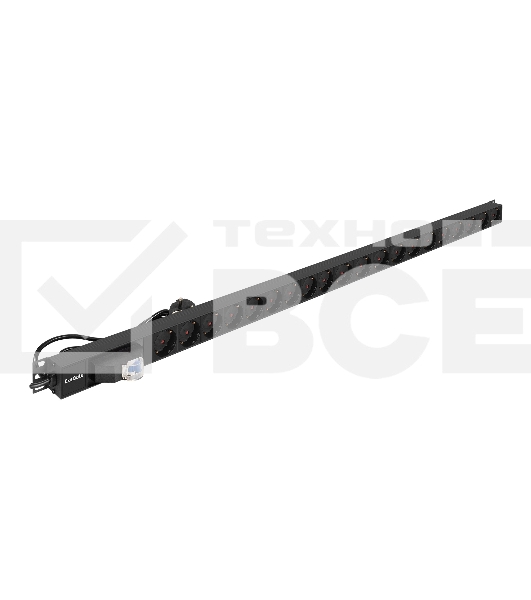 Блок розеток вертикальный ExeGate ServerPro PDU-V201 Al-20S-EU3-1P (19