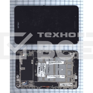 Модуль (матрица + тачскрин) для Asus PadFone mini station черный с рамкой