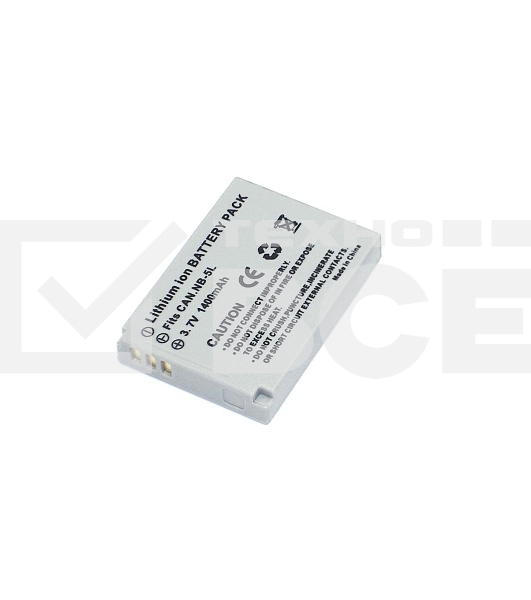 Аккумуляторная батарея для фотоаппарата Canon Digital IXUS 800 (NB-5L) 3,7V 1400mAh Li-ion