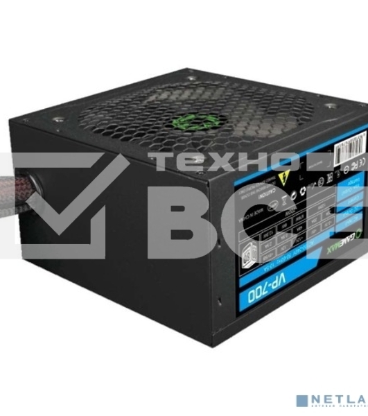 Блок питания GameMax VP-700, 700Вт, 80 PLUS Bronze, 120мм, черный