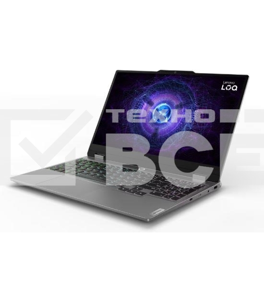 Ноутбук LENOVO LOQ 15IRX9 15.6' 1920x1080/Intel Core i7-13650HX/RAM 16Гб/SSD 512Гб/RTX 4050 6Гб/ENG RUS/DOS серый 2.38 кг 83DV0071PS