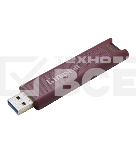 Флеш диск Kingston USB Drive 256GB DataTraveler MaxA USB3.2 Gen 2 Type-A, бордовый [DTMAXA/256GB]
