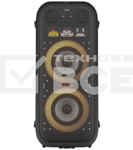 Минисистема LG XBOOM XL9T черный/красный 1000Вт USB BT