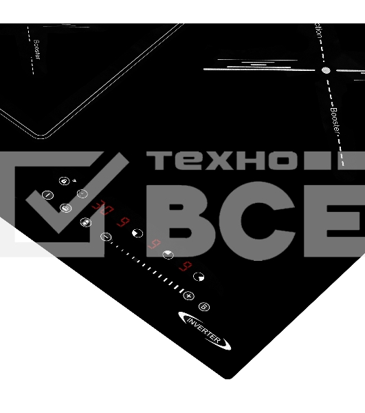 Индукционная варочная панель Maunfeld CVI453SBBKA Inverter