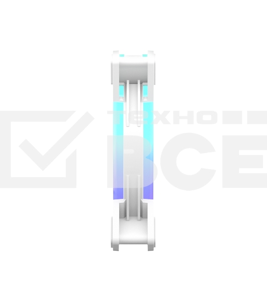 Вентилятор для корпуса PCCooler F3 T120 ARGB белый, 120 мм, 1800 об/мин, 21.6 дБ, 4 pin