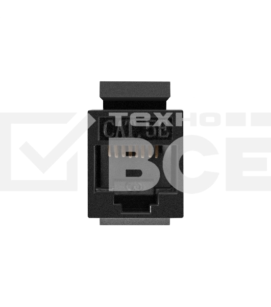 Модуль проходной ExeGate CP45-KJ-UC5e (RJ45-RJ45 формата Keystone Jack, Кат.5e, неэкранированный)