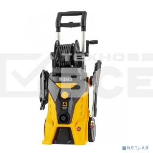 Моечная машина высокого давления Denzel R-210iD, 2600 Вт, 210 бар, 8,0 л/мин, асинх. двиг., бараб.