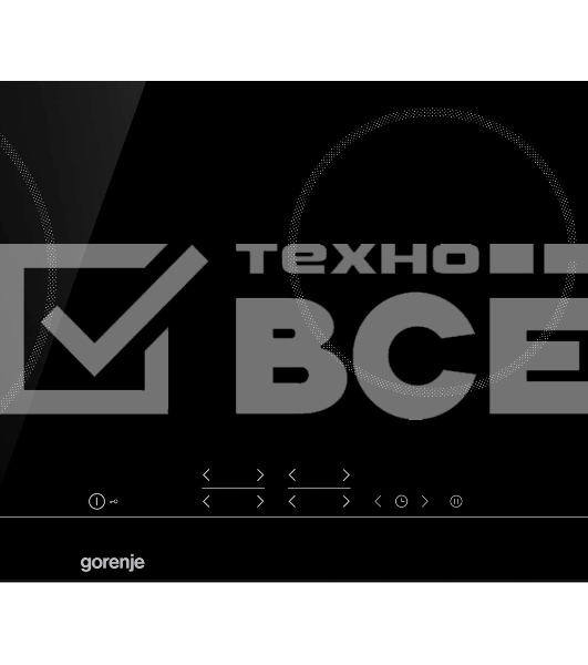 Электрическая варочная поверхность Gorenje ECT641BSCE Hi-Light, независимая, черный