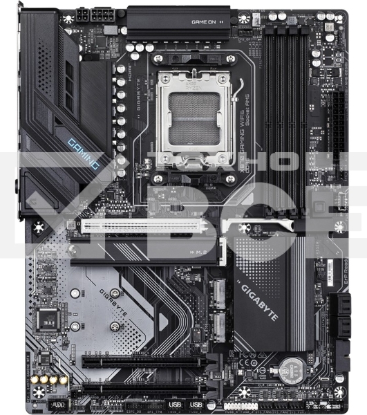 Материнская плата GIGABYTE X870 GAMING WIFI6, AM5, AMD X870, 4xDDR5, 4xSATA, 3xM.2, 1xPCI-E 5.0 x16, 2xPCI-E 3.0 x1, 1xHDMI, 2xUSB Type-C, 1x2.5Gb LAN, 1xUSB-A 3.2 Gen 2, 3xUSB-A 3.2 Gen 1, 4xUSB 2.0, 3x3.5 мм, 7.1, ATX