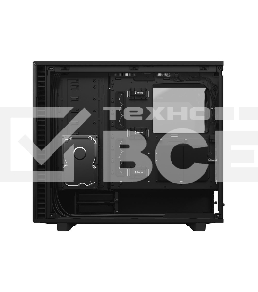 Корпус Fractal Design DEFINE 7 BLACK - DARK TG / mid tower / E-ATX / dark tint tempered glass / 3x140mm fans inc. / FD-C-DEF7A-03