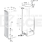 Встраиваемый холодильник Gorenje NRKI517141 белый двухкамерный 175/68 л морозилка снизу, No Frost, фото12