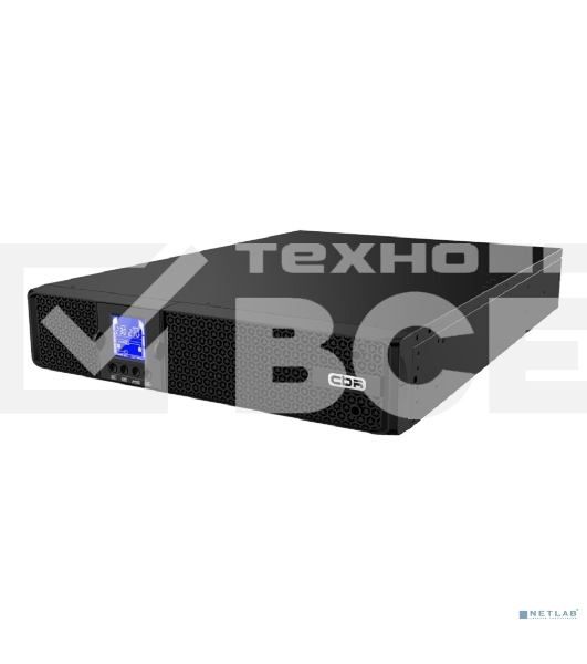 Источник бесперебойного питания CBR ESN-3KRT-9I-LCHERSC Online 3000VA/3000W RT 9 x C13, LCD, HID-USB, RS232, EPO, SNMP slot