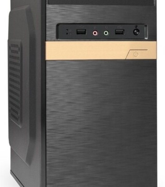 Компьютерный корпус Minitower ExeGate BAA-303MU-UNS500 (mATX, БП UNS500 с вент. 12см, 2*USB+1*USB 3.0, HD Audio, черный)