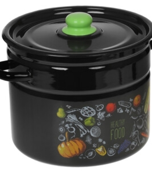 Кастрюля Appetite 1с16с/1 Healthy food эмал цил 2,9 л