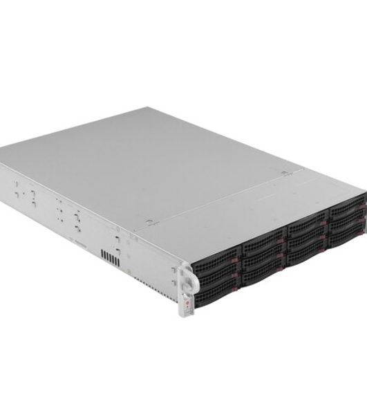 Корпус Supermicro CSE-826BAC4-R920LPB, 2U, 8 x SAS3 & 4 x hybrid NVMe 3.5 bays