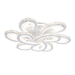 Потолочный светодиодный светильник Ambrella light FA1704/6+3 WH/CH белый/хром 255W 3000K-6400K 610*610*130 (ПДУ РАДИО 2.4G), фото9