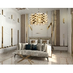 Люстра Ambrella light LH41003/12 BS/CL латунь/прозрачный E14*12 max 40W D540*290, фото3