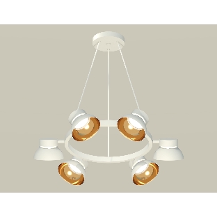 Светильник Ambrella light XB9191101/6 SWH/PYG/CL белый песок/золото желтое полированное/прозрачный GX53 (C9191, N8144)