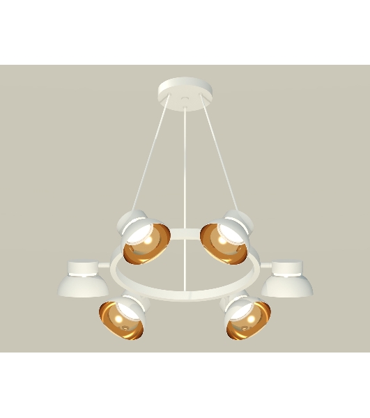 Светильник Ambrella light XB9191101/6 SWH/PYG/CL белый песок/золото желтое полированное/прозрачный GX53 (C9191, N8144)