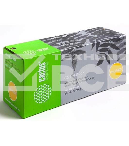 Картридж лазерный Cactus CS-PH3140X (108R00909) черный (2500 стр.) для Xerox Phaser 3140/ 3155/ 3160