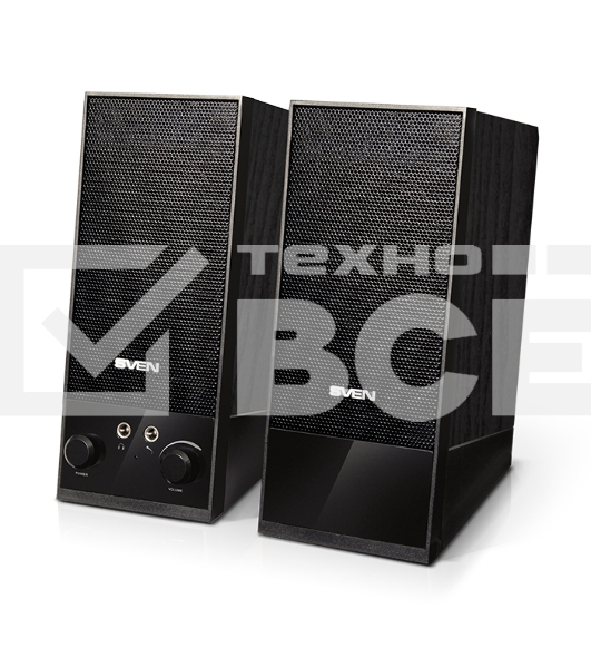 Акустическая система Sven SPS-604 2.0 черный 4Вт