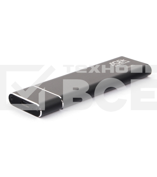 Внешний корпус AgeStar USB 3.1 Type-C M.2 NVME (M-key)  AgeStar 31UBNV5C (BLACK), алюминий, черный