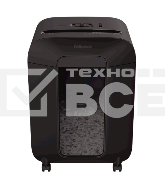 Шредер Fellowes PowerShred LX85 (секр.P-4)/перекрестный/12лист./19лтр./скрепки/скобы/пл.карты