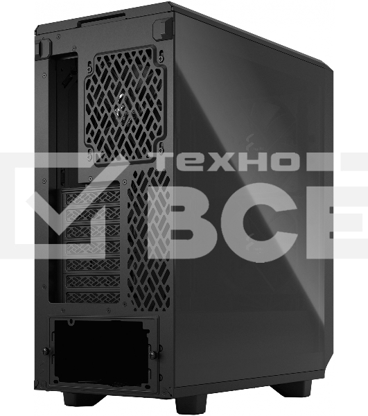 Корпус Fractal Design MESHIFY 2 COMPACT BLACK - TG / ATX, TG / 2x140mm & 1x120mm fans inc. / FD-C-MES2C-03